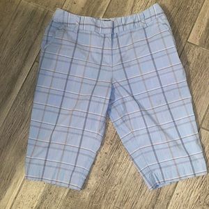 Adidas plaid shorts